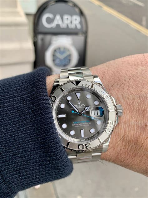 rolex yacht master 40 steel and platinum|rolex yacht master 40mm price.